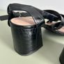 New look black heeled sandals Image 6