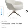 Kare Design - Nimi Boucle Swivel Armchair Image 6