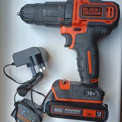 Black+Decker 18V Hammer Drill BCD700S1K - Unused & Brand New
