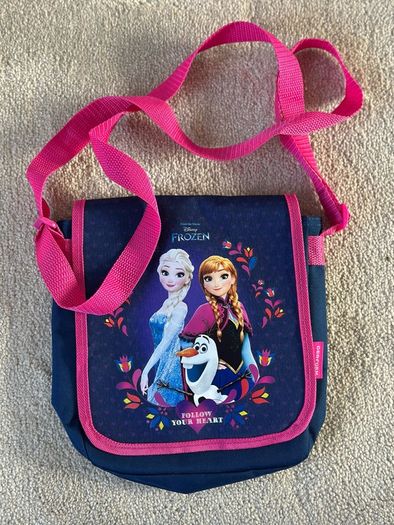 Price Drop! Like New Disney Frozen Dress and Bag Bundle 4-6yrs