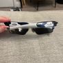 Oakley Flak Jacket XLJ Sunglasses Navy Image 3