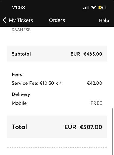 4 tickets Bon Jovi Croke Park 30.aug