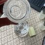 waterford crystal tea light holder with etching Image 5