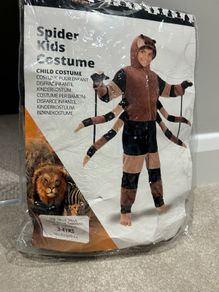 spider costume 3-4 years old