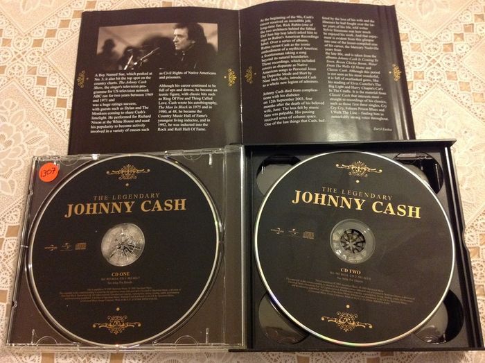Johnny Cash.  The Legendary.  Double CD.