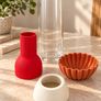 Glass Vase with 3D Printed Modular Cover for Fresh, Artificial & Brick Flowers Image 4