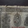 1939 Ulster Bank 5 Pounds, hand-signed 'Lester' Image 4