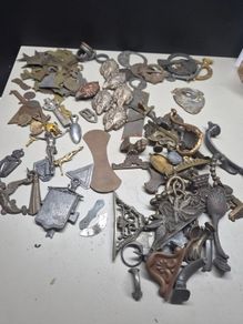 Vintage Irish Jeweller Mixed Metal Blanks Findings Brooch Parts Job Lot 1.58kg