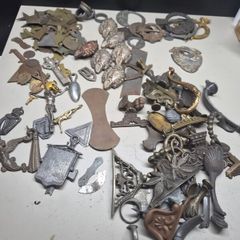 Vintage Irish Jeweller Mixed Metal Blanks Findings Brooch Parts Job Lot 1.58kg