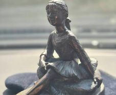 Jeanne Rynhart Ballerina Bronze Figurine Irish Art