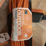Outdoor extension lead with waterproof socket 15 m lomg Image 2