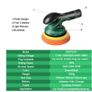 BRAND NEW Cordless Car Polisher 12v Machine Tool Circles for Polishing of Soils Brushless Sanding Machines Orbital Grinding Machine Image 2