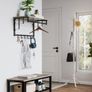 New Wall Mounted Coat Rack (Greige) - FREE P&P Image 5