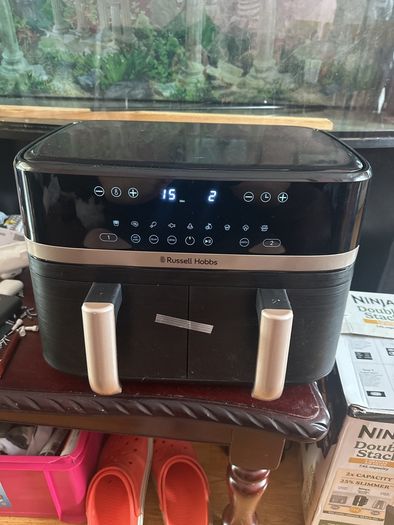 Russell Hobbs Satisfry 9L Dual Basket Air Fryer - Black