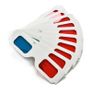 Universal Paper Anaglyph 3D Glasses Paper 3D Glasses View Anaglyph Red Cyan Red/Blue 3D Glass For Movie EF Image 2