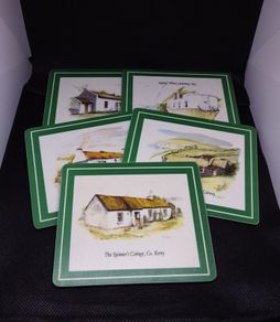 Irish Cottages  Coasters , Lucan Designer's , Dublin