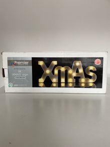 Xmas light up sign - Christmas decoration