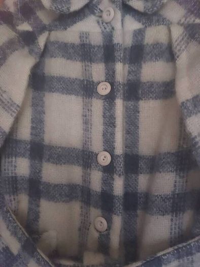 Donegal Design Vintage mohair wool cape coat (free post)