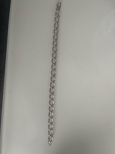 Men's Sterling Silver 925 Link Bracelet 23 cm