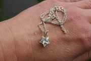 Vintage Sterling Silver Star of the North (chain length 16")