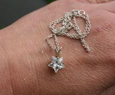 Vintage Sterling Silver Star of the North (chain length 16")