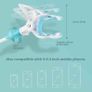 Baby Monitor Holder Universal Baby Camera Holder Baby Monitor Camera Mount Stand with Flexible Hose and Adjustable Clip and Fixed Straps Image 4