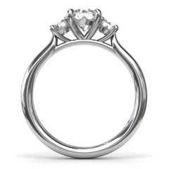 14K White Gold Diamond Engagement Ring 1.05ct  IGI Certified