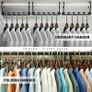 20pcs Clothes Hangers Space Saving, Wardrobe Hangers Organisers Non Slip Magic Hangers Closet 9.5" x 4" Image 3