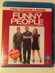 Funny People [2009] Adam Sandler, Seth Rogen, Leslie Mann, Eric Bana, Jonah Hill & Jason Schwartzman [2xBlu-ray Movie]