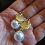 Vintage Pearl Earrings Image 3