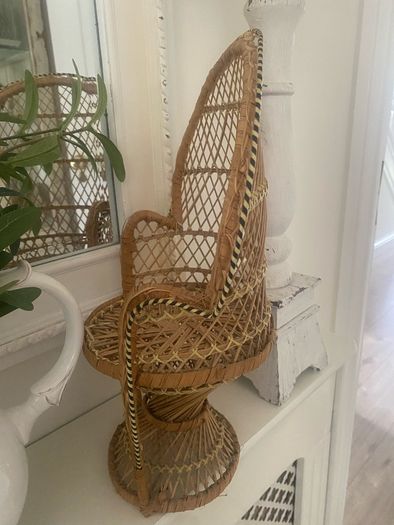 Shabby Chic Display Chair for Plants Dolls Teddies