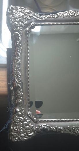 Ari D Norman, Sheffield England, Sterling Silver Mirror, 983 grams.