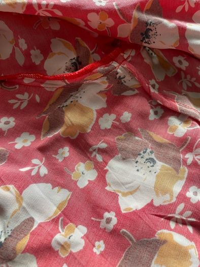 dress mini & Other Stories Printed Scallop Wrap Mini Dress Women's Red Floral size 10