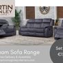New Gresham 3+2 Grey Sofa Sets Image 2