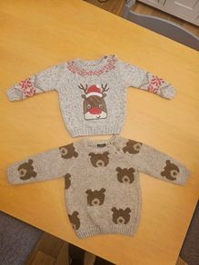 X2 winter/santa boys jumper