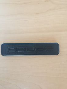 audi 80 coupe dash badge