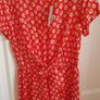 Girls Next Coral Dress & New Red Primark Dress Image 3