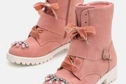 Pink Rebel Ankle Boots size 6