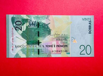 St Thomas & Prince  20. Dobras.   2016   PICK  72a ( Uncirculated )