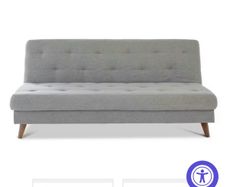 Grey sofa bed