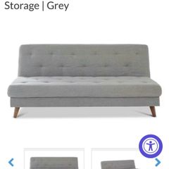 Grey sofa bed