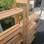 Wooden storage shelf x2 Image 5