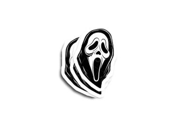 Scream Ghostface Glossy Stickers 3-Pack