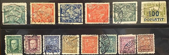 Czechoslovakian stamp lot
