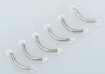 Clear Acrylic Eyebrow Bars - 2 for 1 Euro