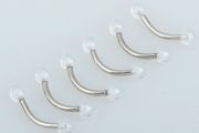 Clear Acrylic Eyebrow Bars - 2 for 1 Euro