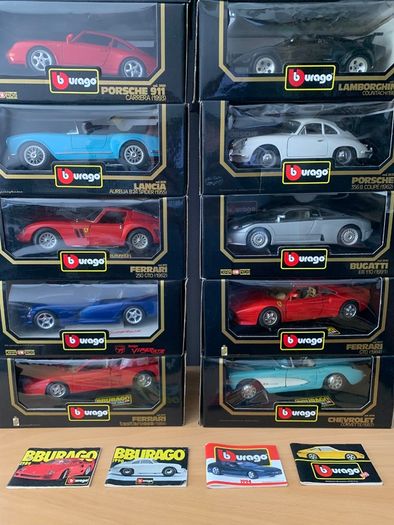Burago Model Cars Collection - Scale 1/18