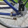 26" step-through E-bike, center stand, basket, powered lights and charger Image 3