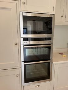 Neff double oven and microwave