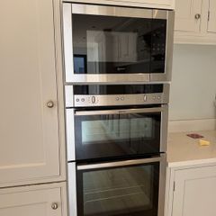 Neff double oven and microwave
